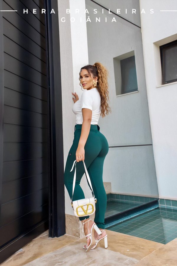 Calças de moda acompanha o cinto - Imagen 11